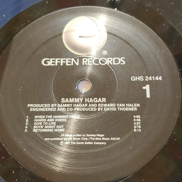 "7"SAMMY HAGER Authentic Vintage Vinyl Record's - Picture 9 of 16